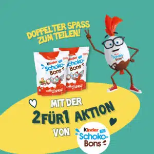 kinder Schoko-Bons 2 für 1 Aktion! Bis zum 10.08.2025! 🍫