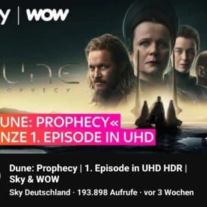 Dune: Prophecy | Ganze 1. Episode (von 6) der 1. Staffel GRATIS streamen YouTube SKY-Kanal