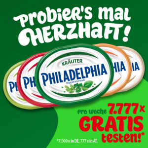 Nur noch kurze Zeit! 🚀 Philadelphia gratis testen, bis 08.03.2025! 🥯😀