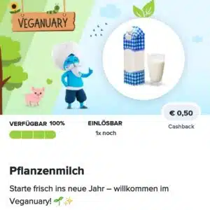 50 ct Cashback auf Pflanzenmilch 💚
