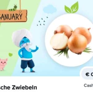 40 ct Cashback auf frische Zwiebeln