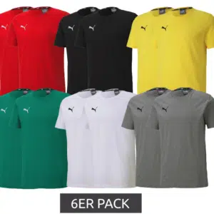 Puma 6er Pack T-Shirts TeamGOAL 23 für 36€ inkl. Versand (für Jungen &amp; Mädchen)