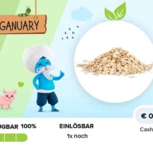 40 ct Cashback auf Haferflocken- der Marktguru Veganuary Tag 2 💚