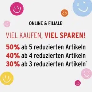 ❤️ Ernsting's Family Staffelrabatt: 30% ab 3 Artikeln, 40% ab 4 Artikeln & 50% ab 5 Artikeln
