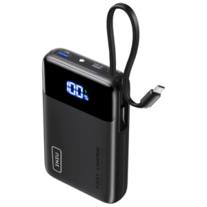 NO-Brainer! 🤑 INIU Power Bank, 22,5W 20000mAh, integriertes USB-C Kabel, für 14,24€ = 50% Ersparnis! 😀