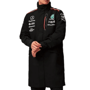 Mercedes-Benz F1 Petronas AMG Regen-Mantel / Übergangsjacke für 40€ ✅ wasserabweisend (5k Wassersäule)