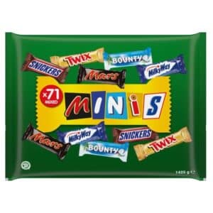 Mixed Minis Schokolade Großpackung mit 71 Riegel ab 12,35€ (statt 17€)