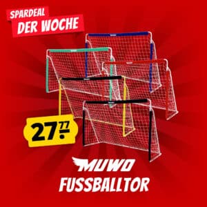 MUWO Fußballtor aus Stahl 240 x 150cm für 32,72€ (statt 58€)