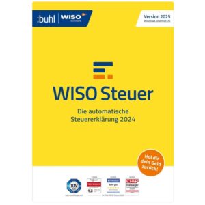 🏦 WISO Steuer 2025 für 22,79€ (für das Steuerjahr 2024 👉 für PC, Mac & Smartphone)