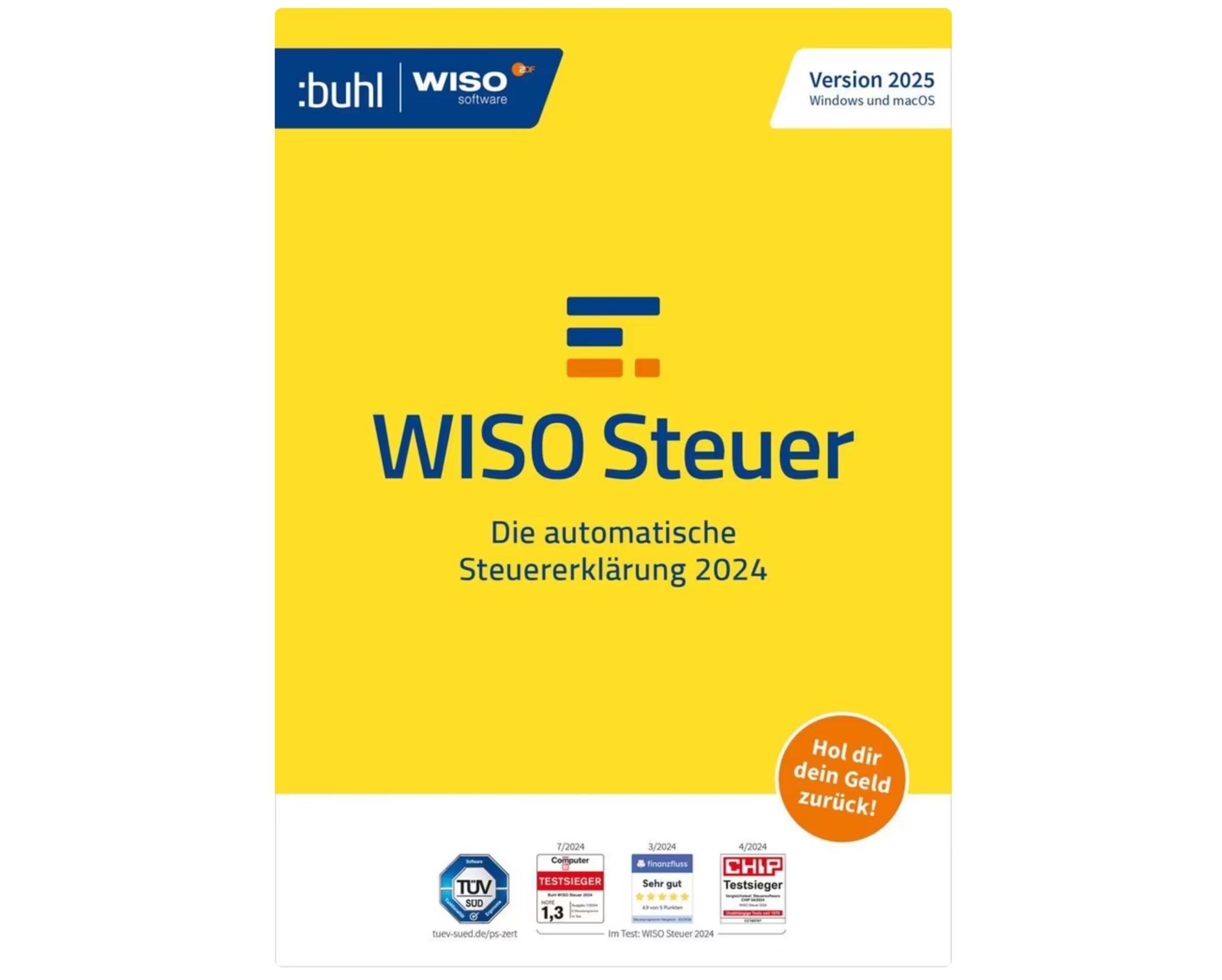 WISO Steuer 2025 für 21,99€ (statt 25€)