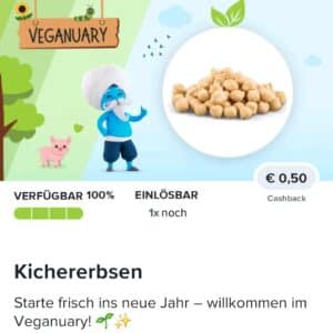 0,50€ Cashback auf Kichererbsen bei Marktguru