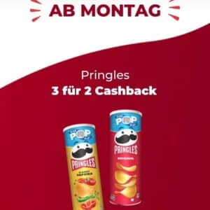 Ab Montag [ 03.03.2025 ] - 3:2 Aktion via Scondoo auf Pringles