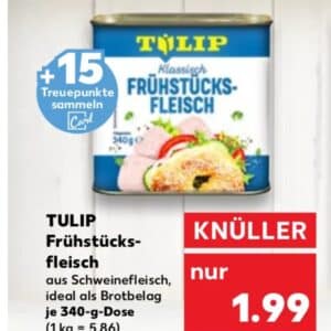 Frühstücksfleisch für €1,99, 15 Treuepunkte dafür bekommen