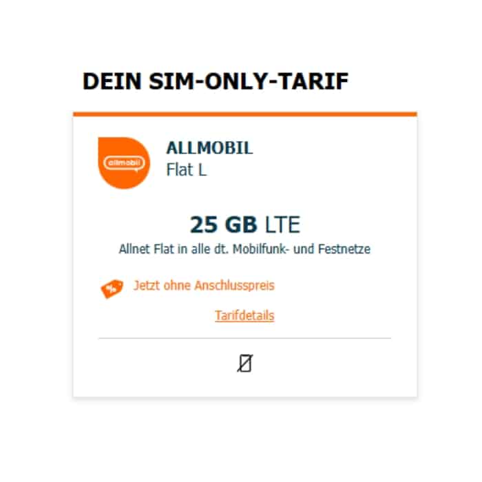 Thumbnail 📲 5GB / 25GB / 35GB LTE Vodafone Allnet für 4,99€ / eff. 7,16€ / 9,32€ + 0€ AP (allmobil powered by otelo)