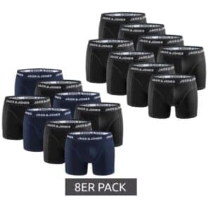 8er Pack Jack &amp; Jones Herren Boxershorts für 3,49€ pro Shorts (27,99€ Gesamtpreis)