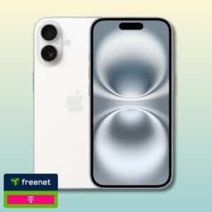 🍎 Apple iPhone 16 (128GB) für 79€ + 35GB 5G/LTE Allnet für 34,99€/Monat + 50€ Wechselbonus (Telekom freenet)