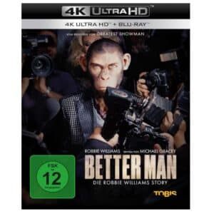Better Man - Die Robbie Williams Story- 4K Bluray + Bluray