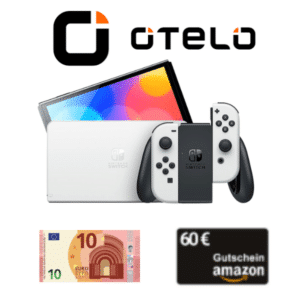 🔥🎮 Nintendo Switch OLED für 1€ + 60€ Amazon.de-Gutschein + 40GB 5G Vodafone Allnet für 19,99€/Monat + 10€ Wechselbonus + 0€ AG (otelo Allnet-Flat Classic)