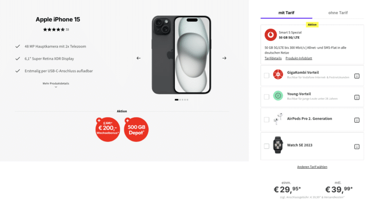 Apple iPhone 15