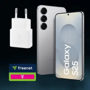 eff. gratis 🔥 Samsung Galaxy S25 (128GB) für 1€ + 20GB 5G/LTE Allnet für 24,99€/Monat + 50€ Wechselbonus (Freenet Telekom Promo)