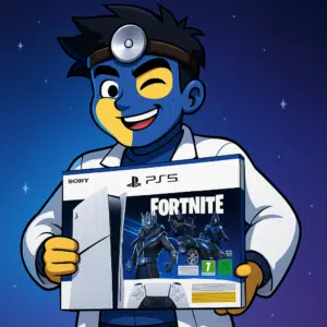 SONY PlayStation®5 Slim in der Disc-Edition im Fortnite® Cobalt Star Bundle für 449,99€