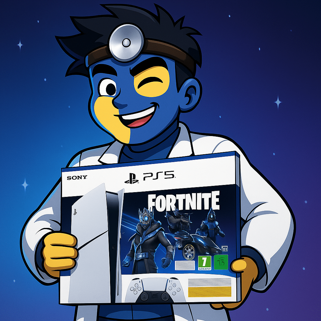 Thumbnail SONY PlayStation®5 Slim in der Disc-Edition im Fortnite® Cobalt Star Bundle für 449,99€