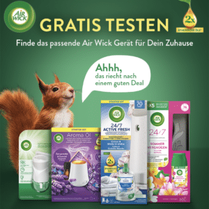 Air Wick Starter-Set GRATIS testen! 😀