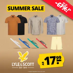 Lyle & Scott: Viele reduzierte Artikel bereits ab 17,99€ im SportSpar Sale