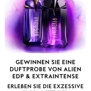 Gewinnspiel Gratis Parfüm Probe von ALIEN EDP & EXTRAINTENSE von Mugler