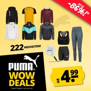 💥 SportSpar Puma Sale: Hoodies, Shirts &amp; Pants ab 4,99€