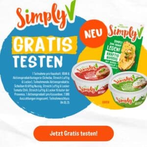 Simply V vegan gratis testen! 😀