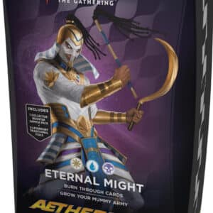 Magic: The Gathering Ätherdrift Commander-Deck – Ewige Macht Kartenspiel für 47,30€(statt 76,90€)