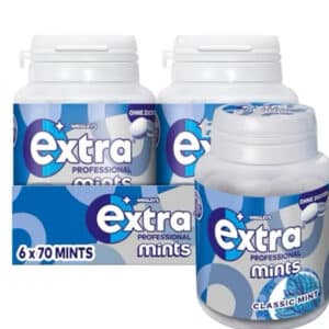 Extra Professional Classic Mint, Multipack mit 6x70 Lutschpastillen für 8,49€(statt 13,74€)