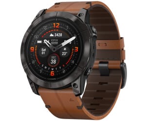 Garmin Epix™ Pro Gen 2 Sapphire 51mm Schwarz/Carbongrau Titan + Leder-Armband
