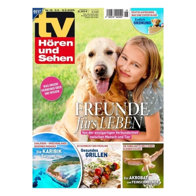 Thumbnail Jahresabo "tv Hören und Sehen" für 151€ + Prämie bis zu 140€