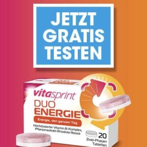 Vitasprint Duo Energie gratis testen! 💪😀