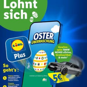 Lidl Plus Osterüberraschung! Heute gratis Weizen-/Dinkelmehl ab 10€ Einkauf 🐣🐰🌷