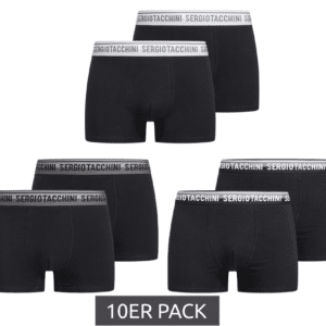 10er Pack Sergio Tacchini Herren Boxershorts für 30€ inkl. Versand 🩲 3€ pro Boxershort