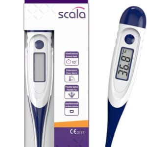 scala SC 1501 Flex Speed 10 Sec. Digitales Fieberthermometer in blau für 2,99€(statt 6,99€)