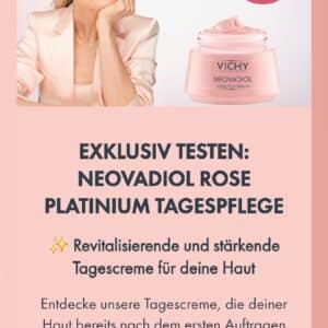 Vichy Neovadiol Rose Platinium Tagescreme Probe gratis (Gewinnspiel)! 🌹😊