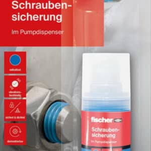 fischer Schraubensicherung, mittelfester Schraubenkleber im Pumpspender 15g für 8,83€(statt 10,45€)