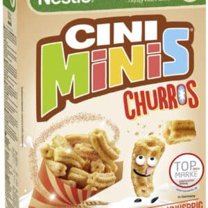 Nestlé CINI MINIS Churros Frühstücks-Cerealien mit 42% Vollkorn-Anteil, 360g für 2,43€(statt 3,99€)