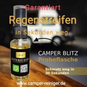 Gratis Probeflasche Camper Reiniger