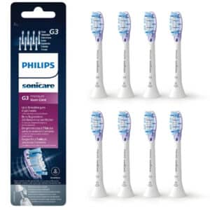 Philips Sonicare G3 Premium Gum Care Schallzahnbürstenköpfe 8er Pack für 39,99€(statt 49,99€)