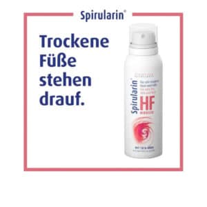 Spirularin HF Mousse 35 ml gegen trockene Füße gratis