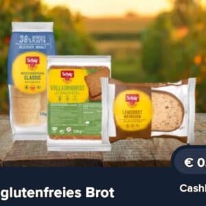 60 ct Cashback auf Schär, glutenfreies Brot 🍞- so lange der Vorrat reicht