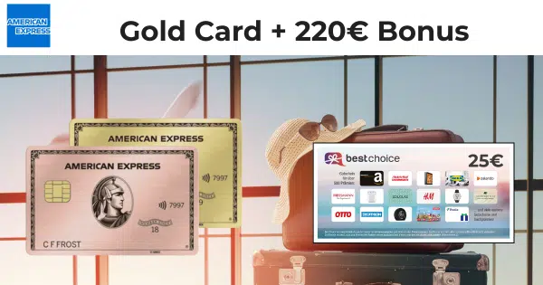American Express Gold oder Rosé Card