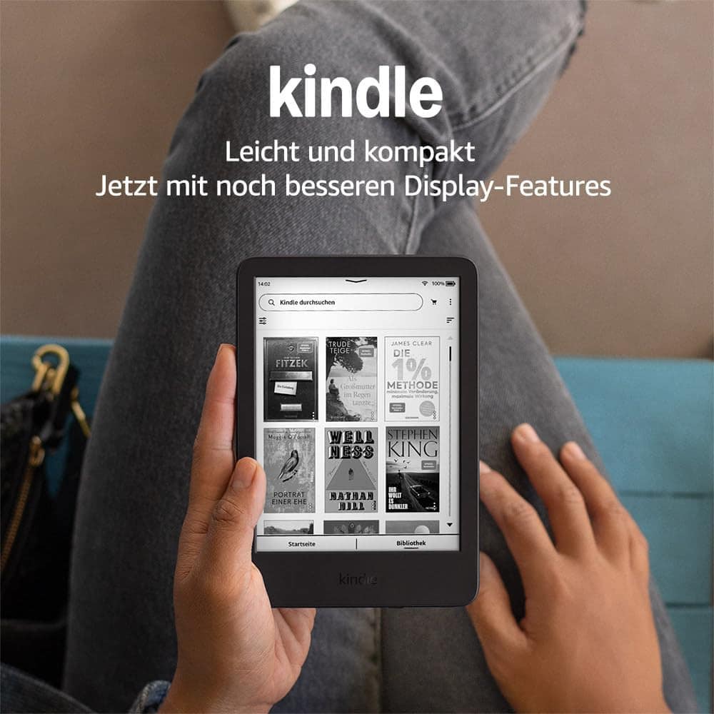 kindle in den Händen einer Frau