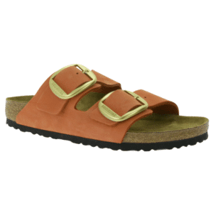 🧡 Birkenstock Arizona Big Buckle aus Nubukleder pecan schmal für 99,99€ (statt 133€)