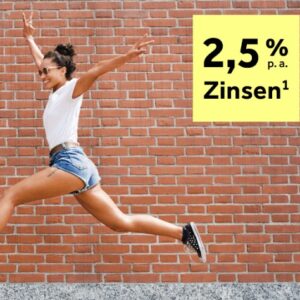 Barclays Tagesgeld (gebührenfrei) 🚀 2,5% p.a. für 3 Monate und Einlagen bis 250.000€